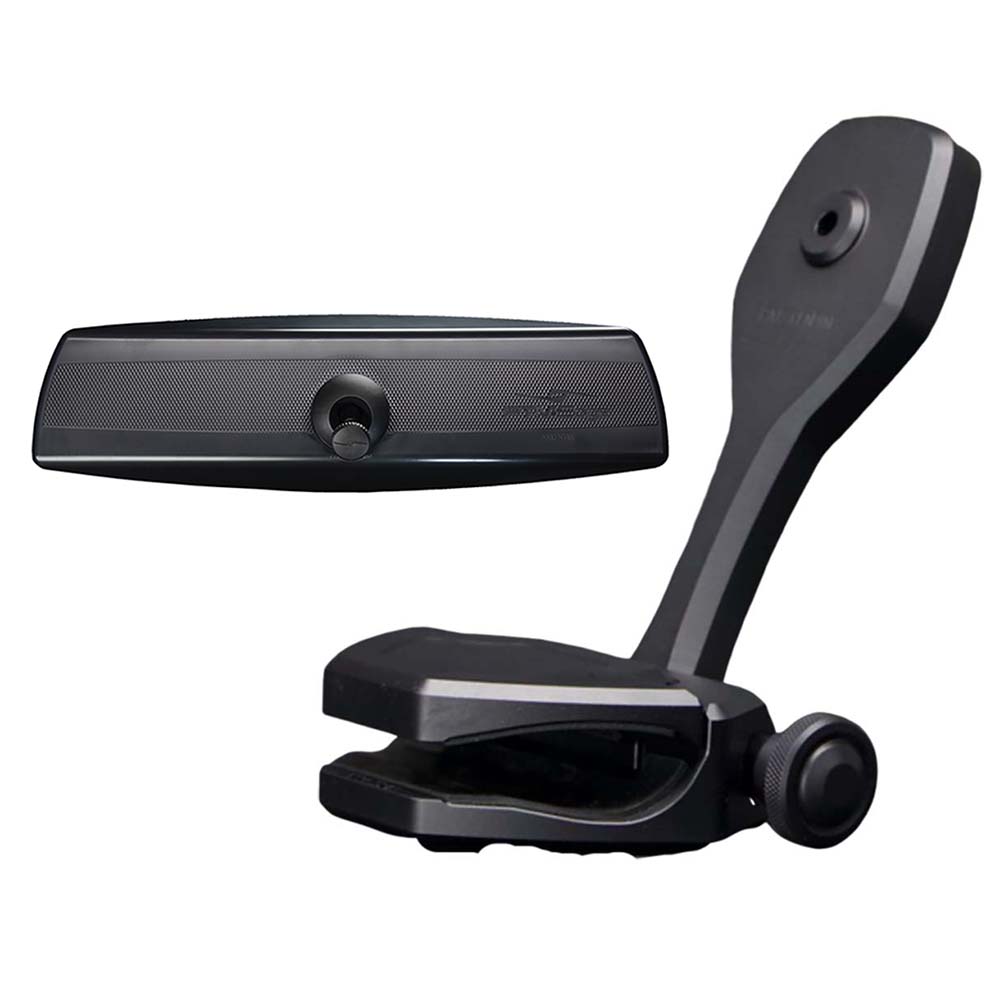 PTM Edge Mirror/Bracket Kit w/VR-140 PRO Mirror  ZXR-361 (Black) - Deckhand Marine Supply