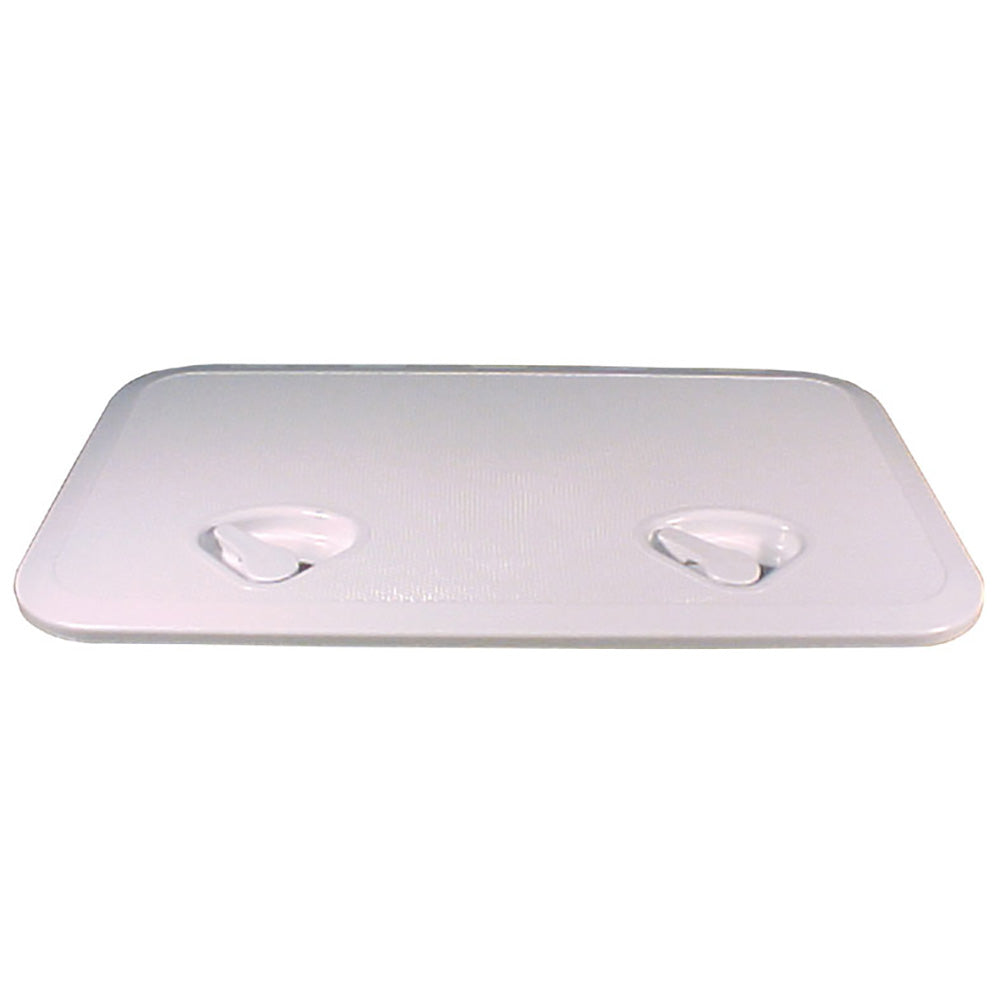 Beckson 14" x 24" Flush Hatch White - ASA Material - Acrylonitrile Styrene Acrylate - Deckhand Marine Supply