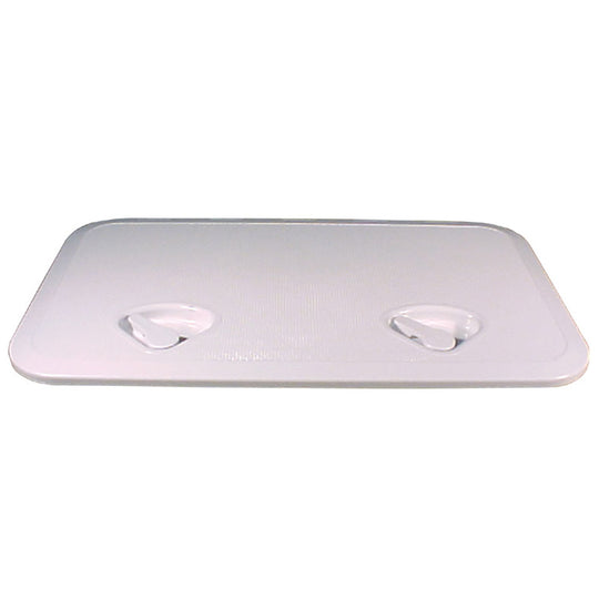 Beckson 14" x 24" Flush Hatch White - ASA Material - Acrylonitrile Styrene Acrylate - Deckhand Marine Supply