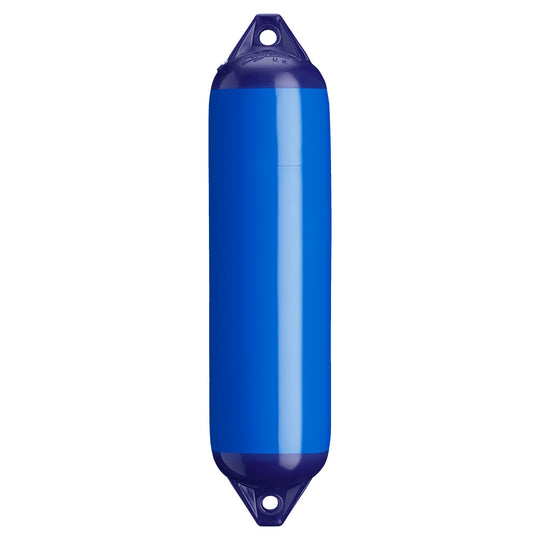 Polyform F-1 Twin Eye Fender 6" x 24" - Blue - Deckhand Marine Supply