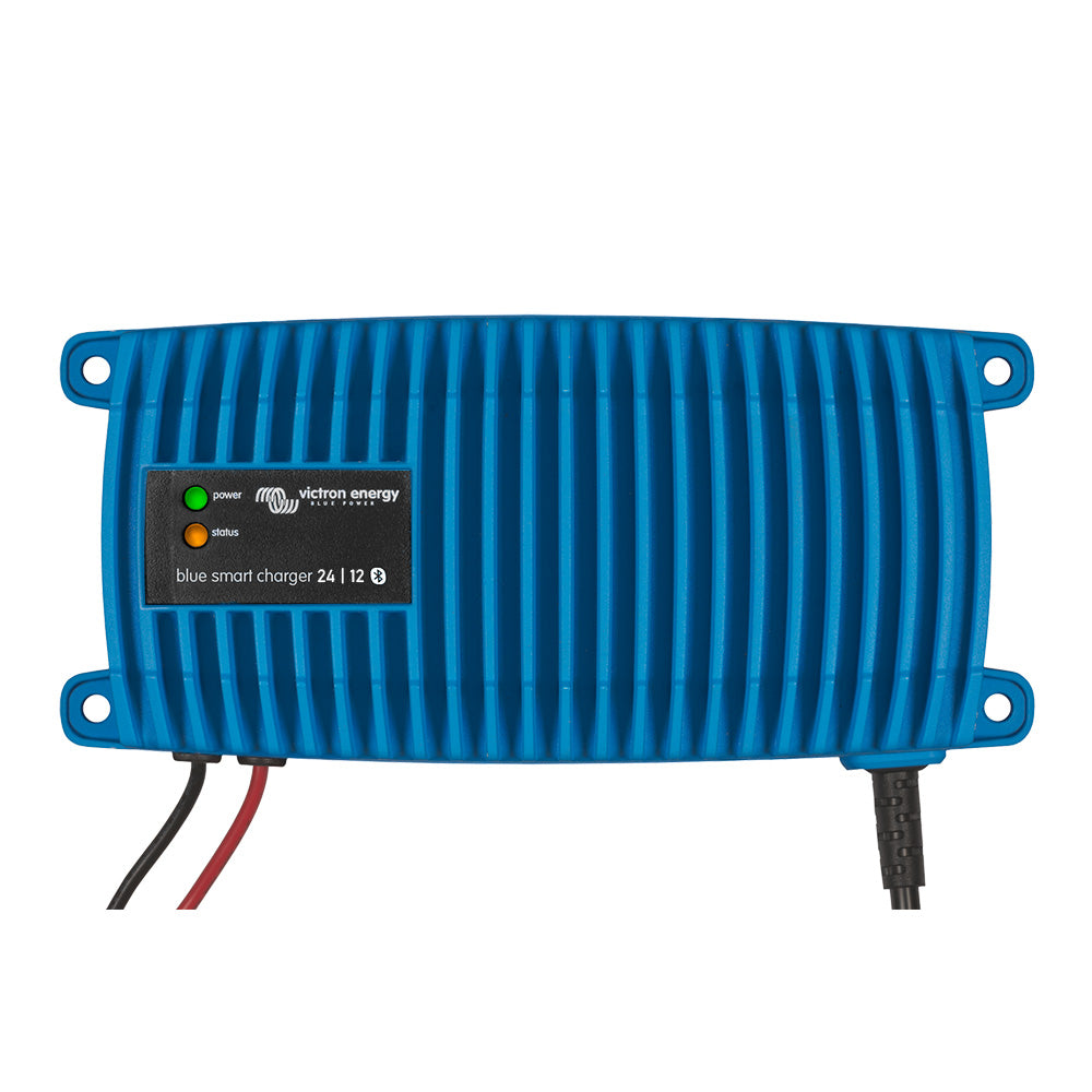 Victron Blue Smart IP67 Charger Waterproof - 24/12 (1), 120V NEMA 5-15 UL Approved - Deckhand Marine Supply