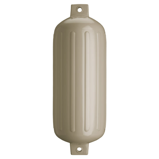 Polyform G-6 Twin Eye Fender 11" x 30" - Sand - Deckhand Marine Supply