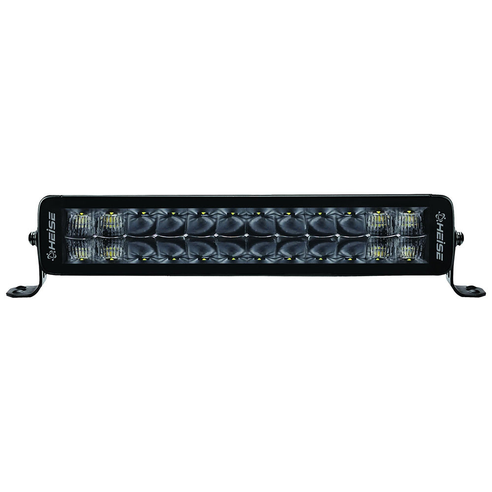 HEISE Dual Row Blackout LED Lightbar - 14" - Deckhand Marine Supply