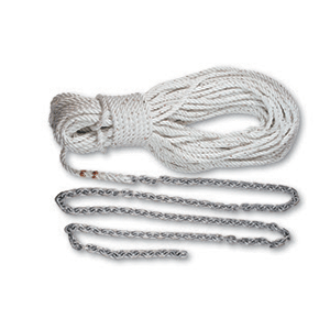 Lewmar Anchor Rode 5' of 1/4" G4 Chain  100' of 1/2" Rope w/Shackle - Deckhand Marine Supply