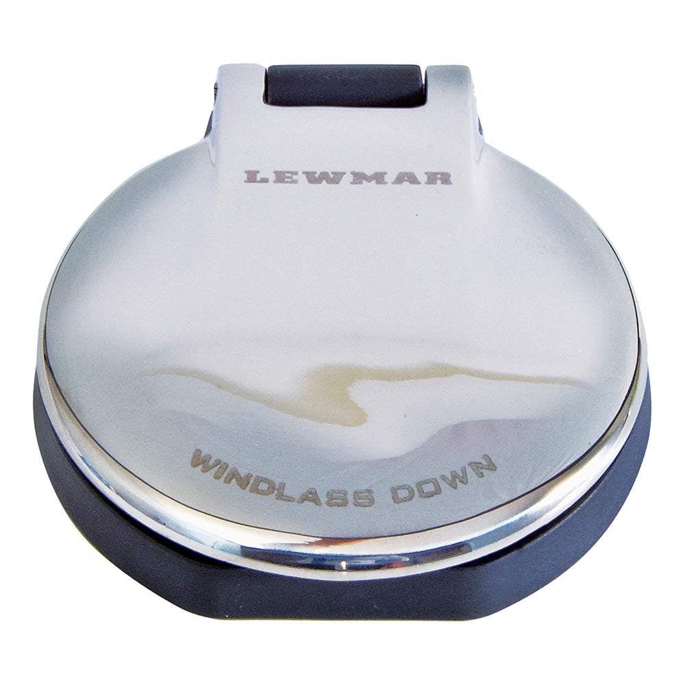 Lewmar Deck Foot Switch - Windlass Down - Stainless Steel - Deckhand Marine Supply