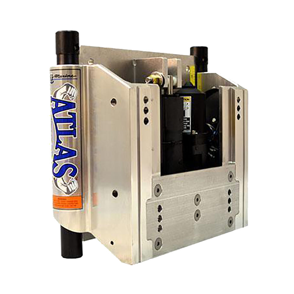 T-H Marine ATLAS 4" Set Back Hydraulic Jack Plate STD Polished - Deckhand Marine Supply