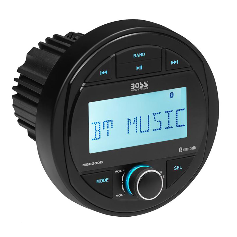 Boss Audio MGR300B Marine Stereo w/AM/FM/BT/USB - Deckhand Marine Supply
