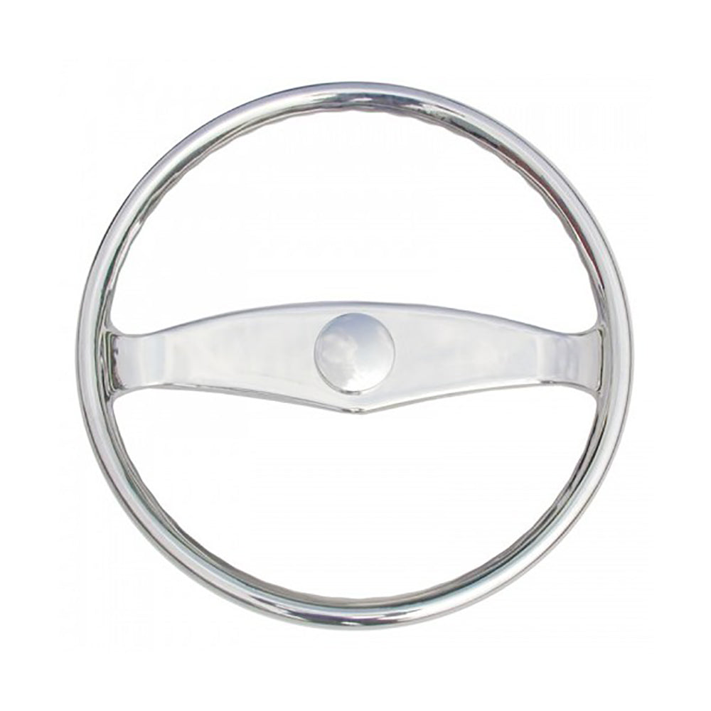 Schmitt Marine - Ongaro Wheel - 15.5" f/3/4" Teleflex Tapered Shaft - Deckhand Marine Supply