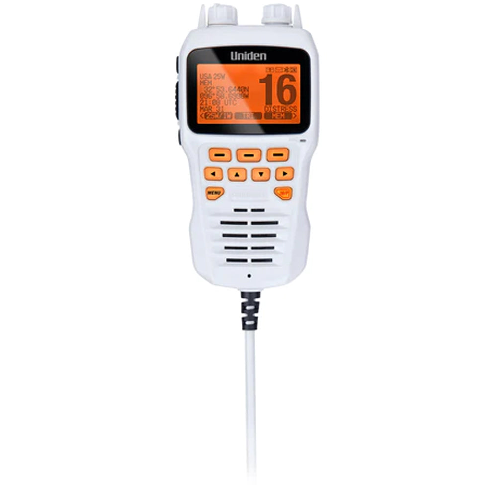 Uniden Remote Mic f/UM725 VHF Radios - White - Deckhand Marine Supply