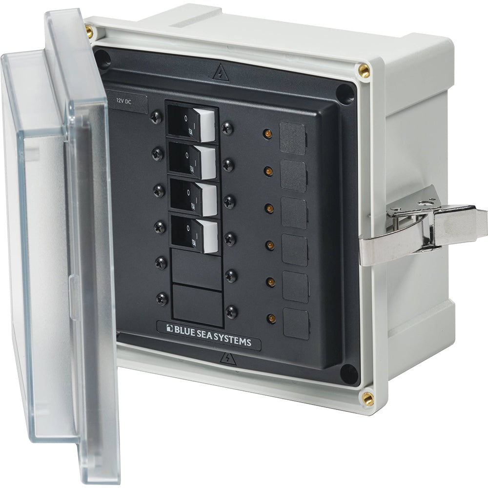 Blue Sea 3134 - SMS Panel Enclosure w/4 Branch (12/24V) - 12/24V DC - Deckhand Marine Supply