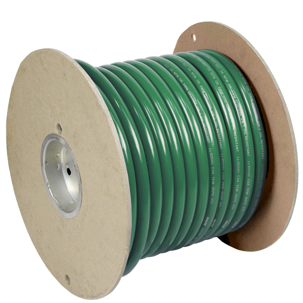 Pacer Green 6 AWG Battery Cable - 100 - Deckhand Marine Supply