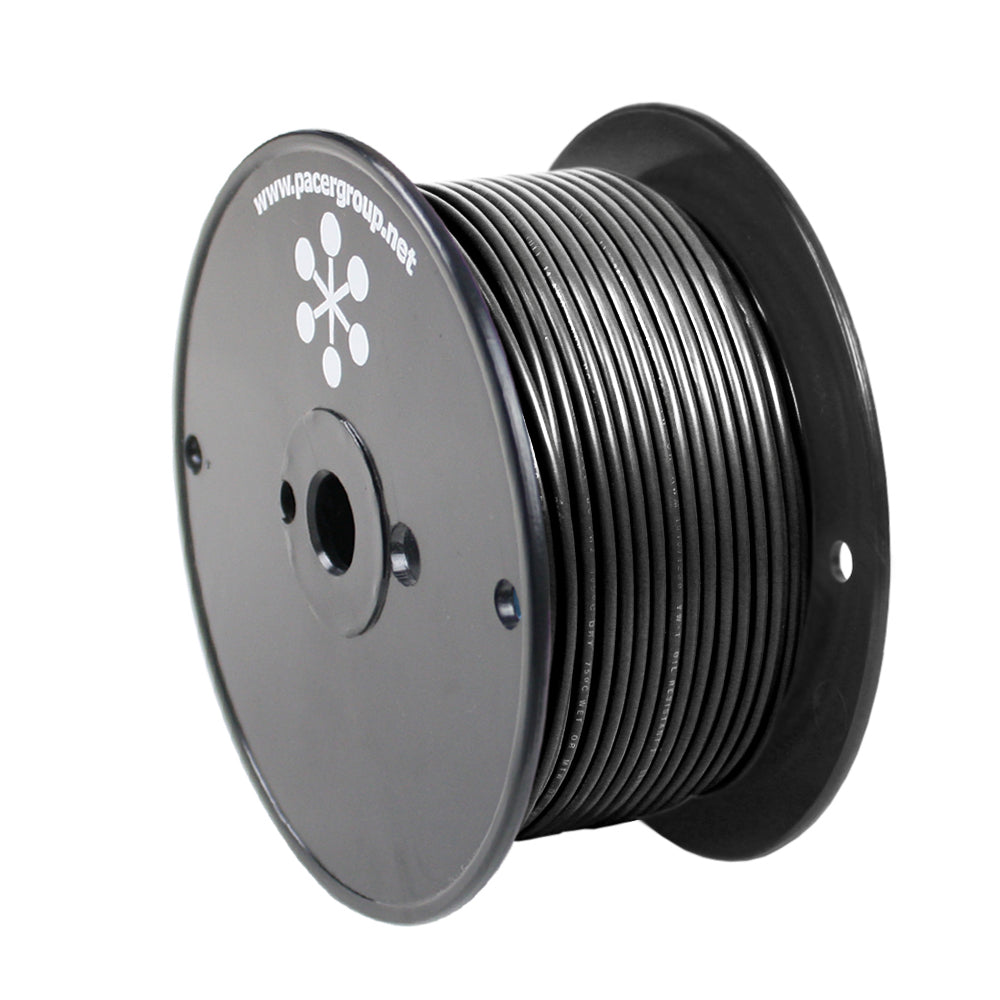 Pacer Black 18 AWG Primary Wire - 250 - Deckhand Marine Supply