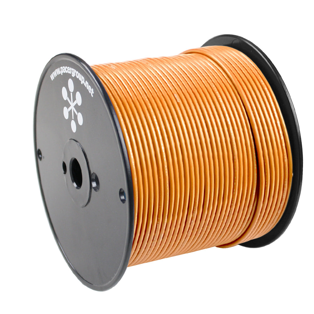 Pacer Orange 18 AWG Primary Wire - 500 - Deckhand Marine Supply