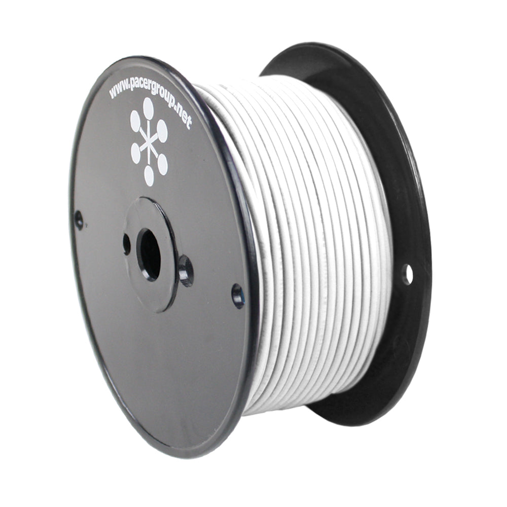 Pacer White 16 AWG Primary Wire - 250 - Deckhand Marine Supply