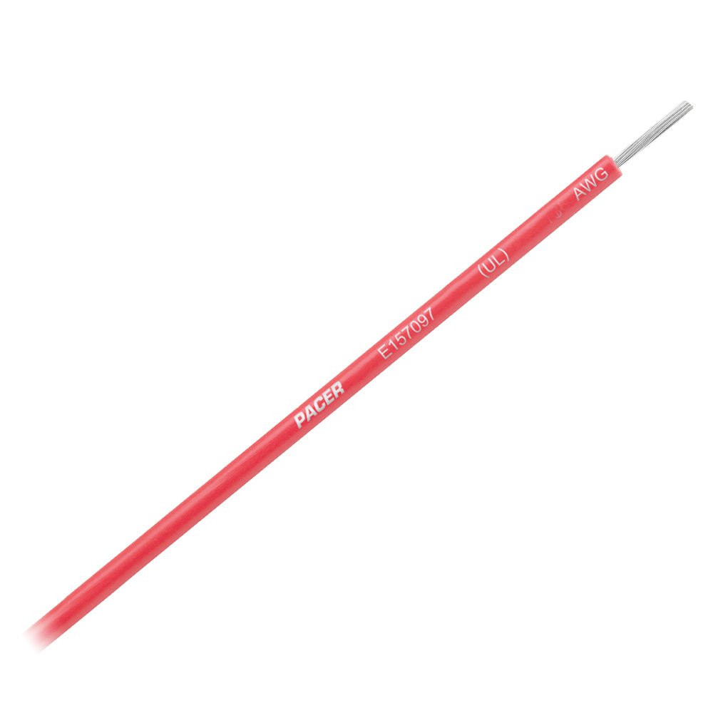 Pacer Red 14 AWG Primary Wire - 25 - Deckhand Marine Supply