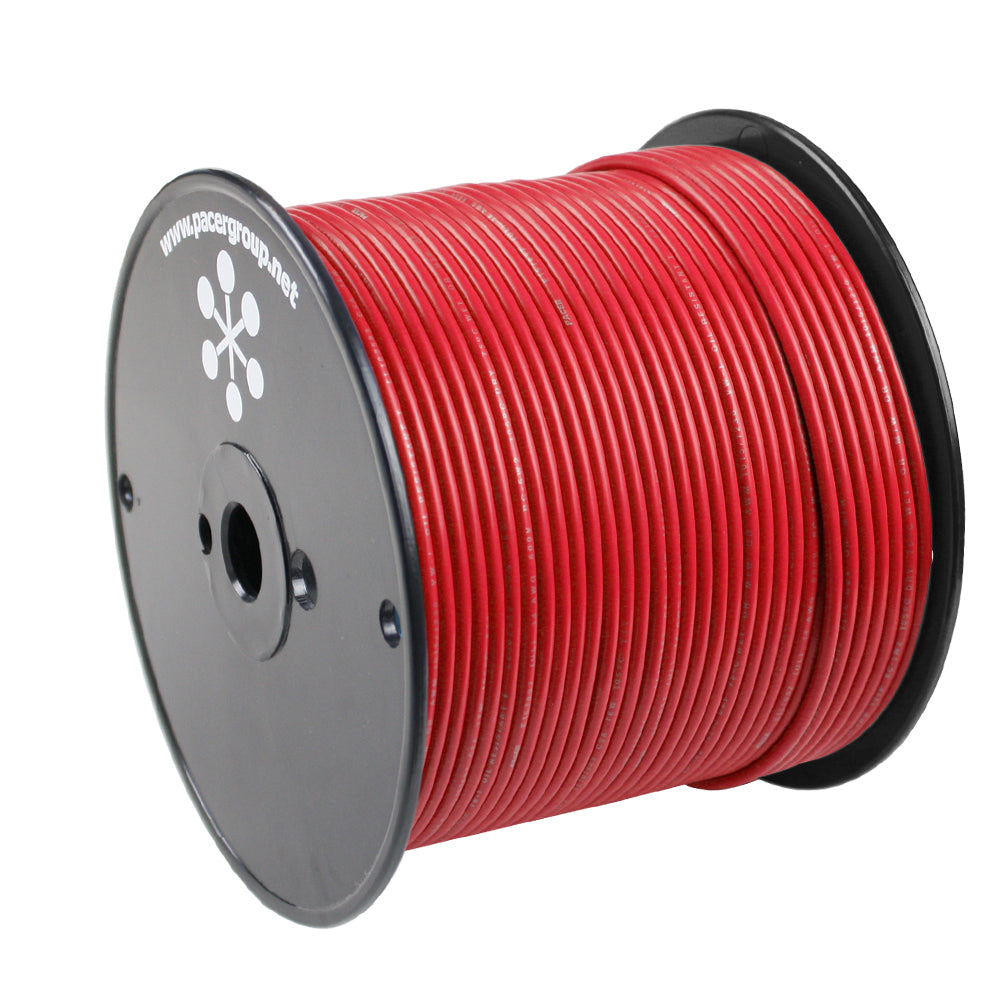 Pacer Red 14 AWG Primary Wire - 500 - Deckhand Marine Supply