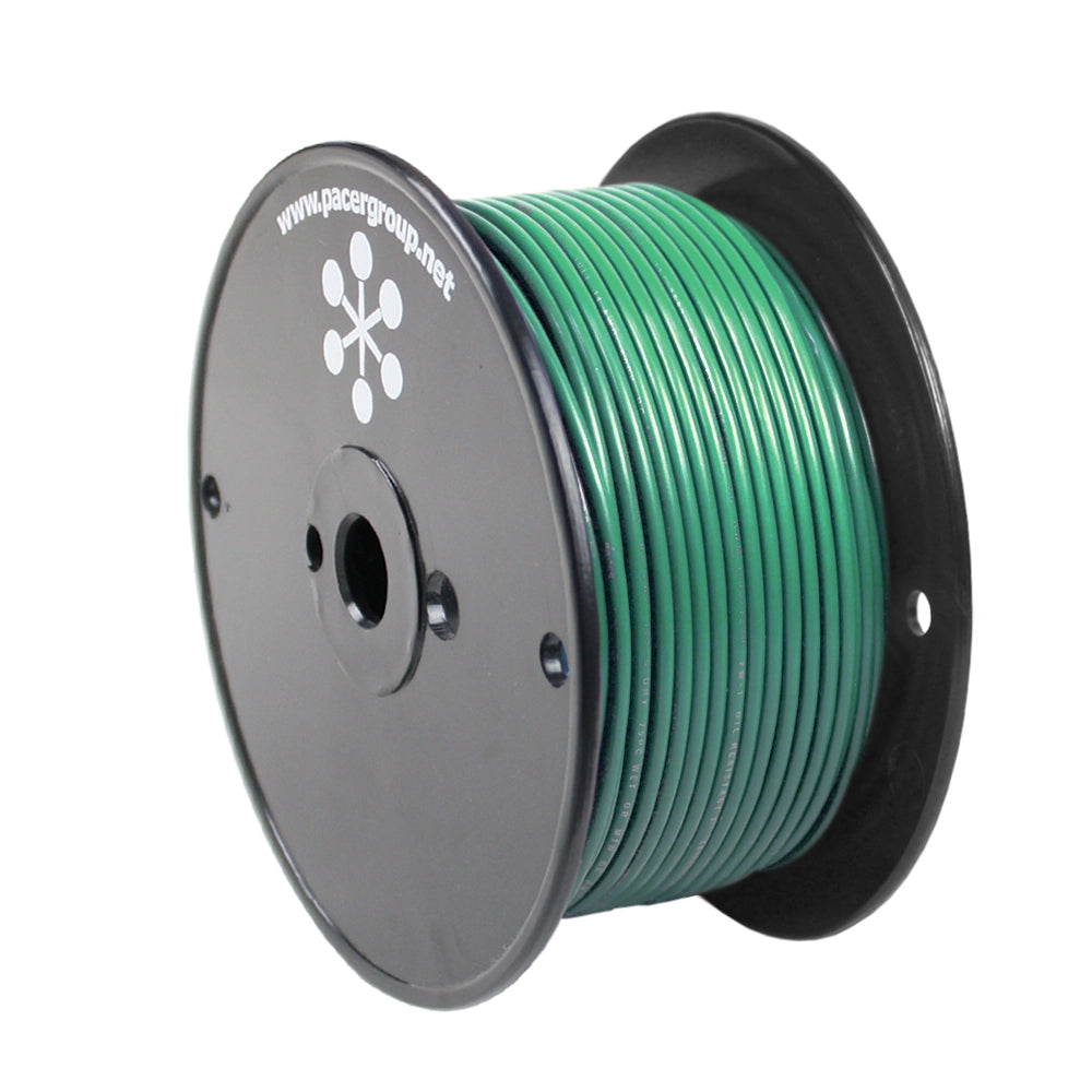 Pacer Green 8 AWG Primary Wire - 250 - Deckhand Marine Supply