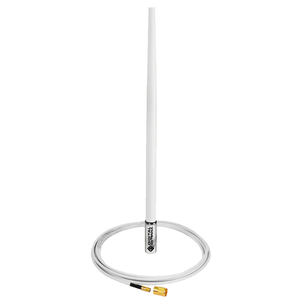 Digital Antenna 4 VHF/AIS White Antenna w/15 Cable - Deckhand Marine Supply