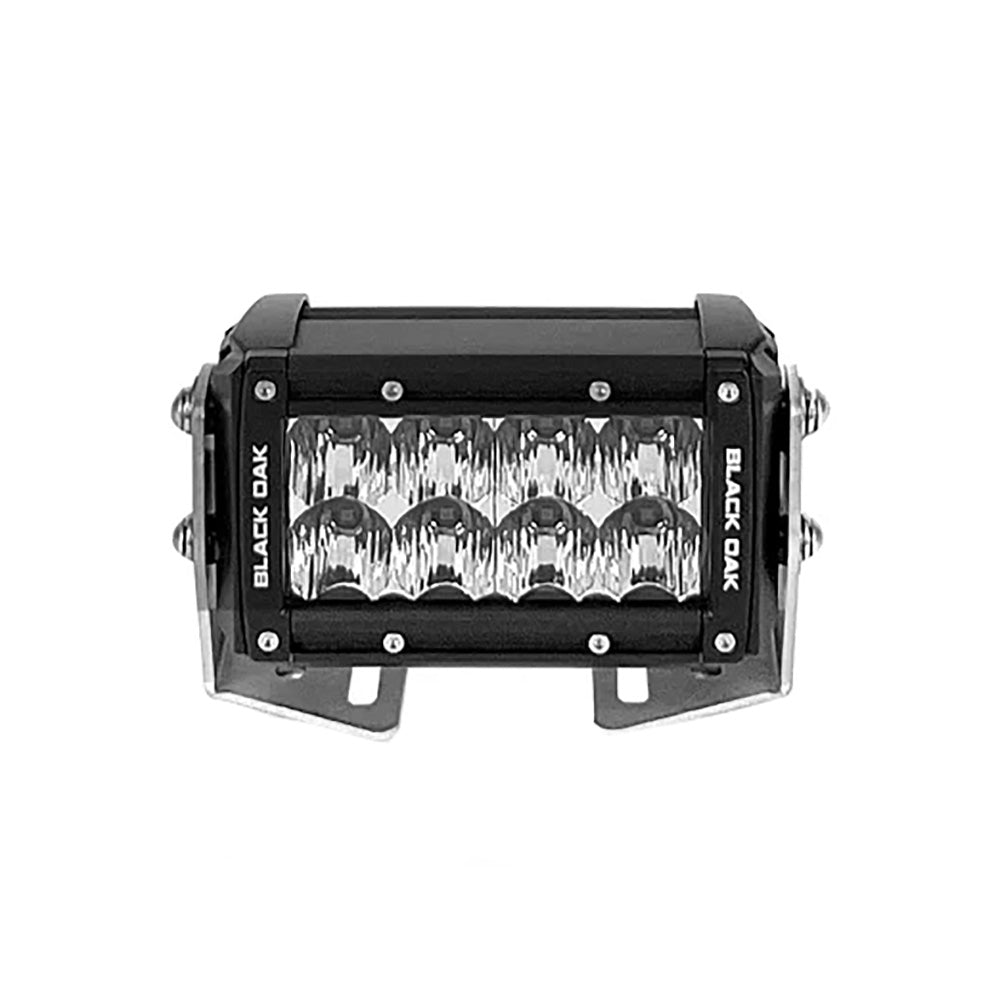 Black Oak Pro Series 3.0 Double Row 4" LED Light Bar - Spot Optics - Black Housing - Deckhand Marine Supply