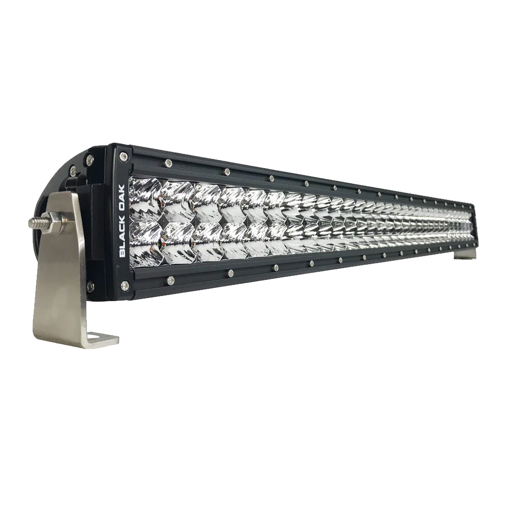 Black Oak Pro Series 3.0 Double Row 30" LED Light Bar - Combo Optics - Black Housing - Deckhand Marine Supply