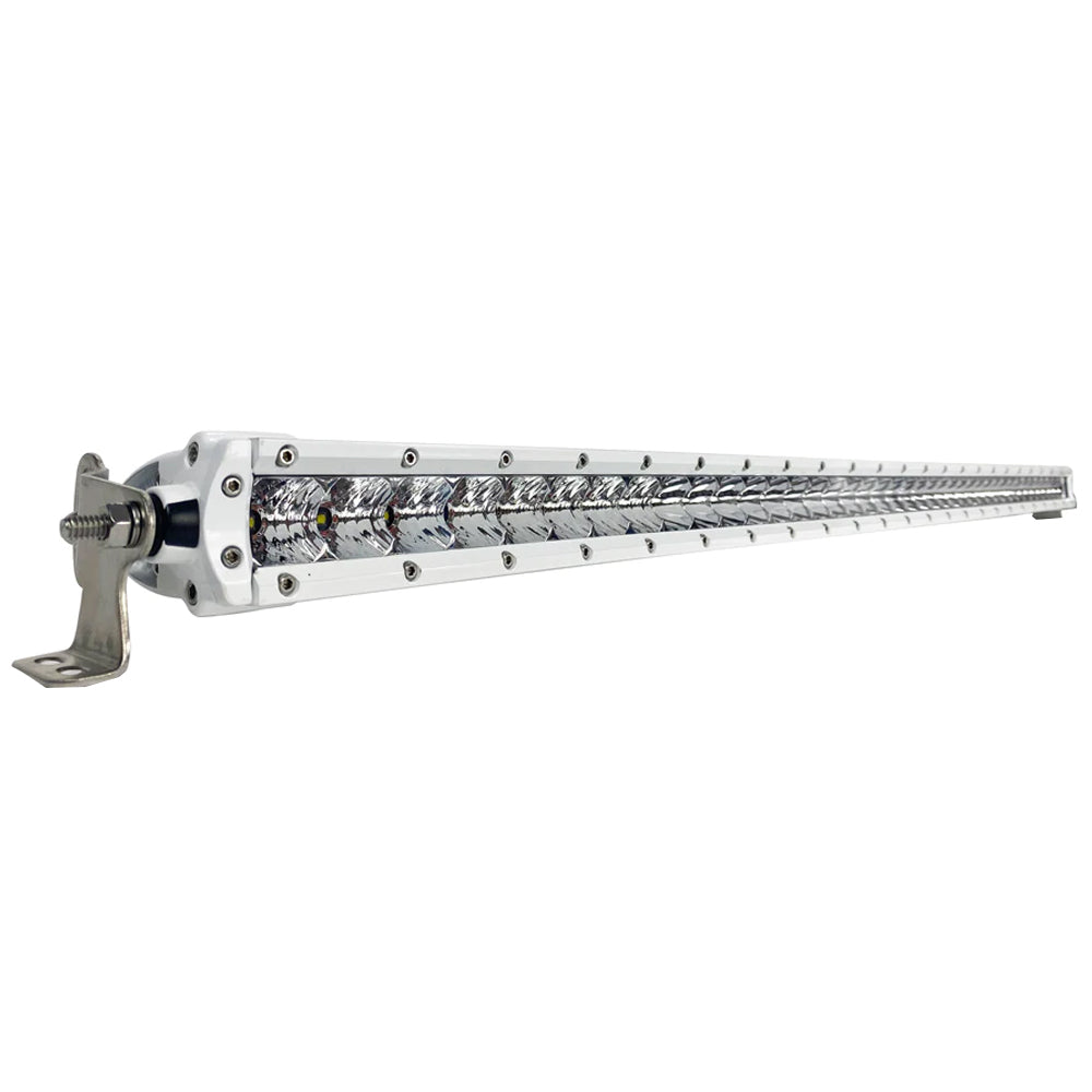 Black Oak Pro Series 3.0 Single Row 40" LED Light Bar - Combo Optics - White Housing - Deckhand Marine Supply
