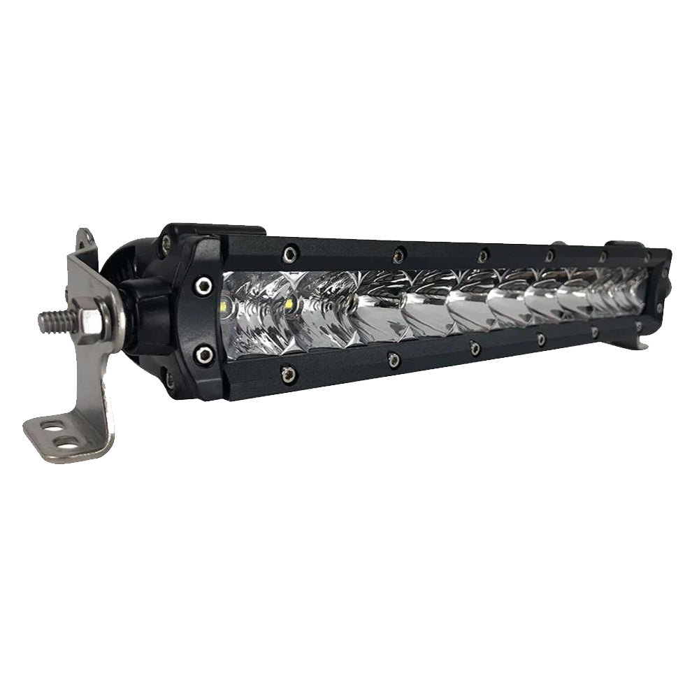 Black Oak 10" Single Row LED Light Bar - Combo Optics - Black Housing - Pro Series 3.0 - Deckhand Marine Supply