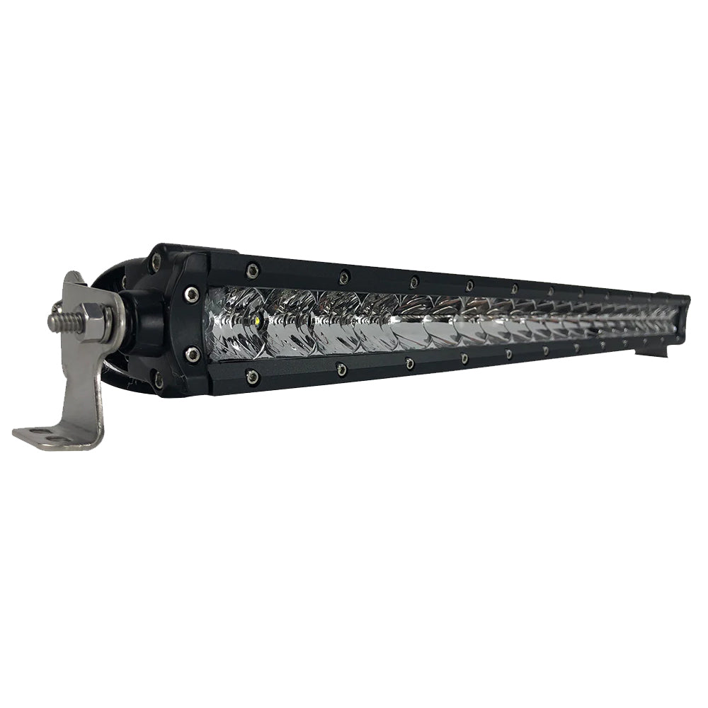 Black Oak 20" Single Row LED Light Bar - Combo Optics - Black Housing - Pro Series 3.0 - Deckhand Marine Supply