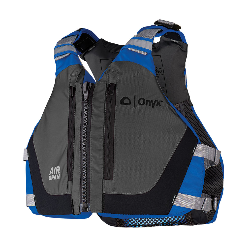 Onyx Airspan Breeze Life Jacket - XS/SM - Blue - Deckhand Marine Supply