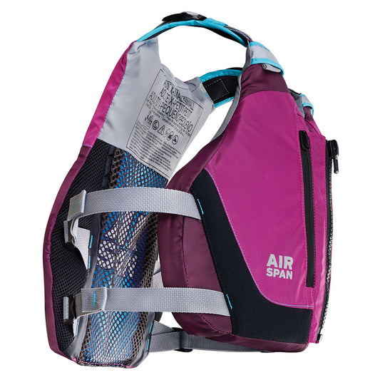 Onyx Airspan Breeze Life Jacket - XS/SM - Purple - Deckhand Marine Supply