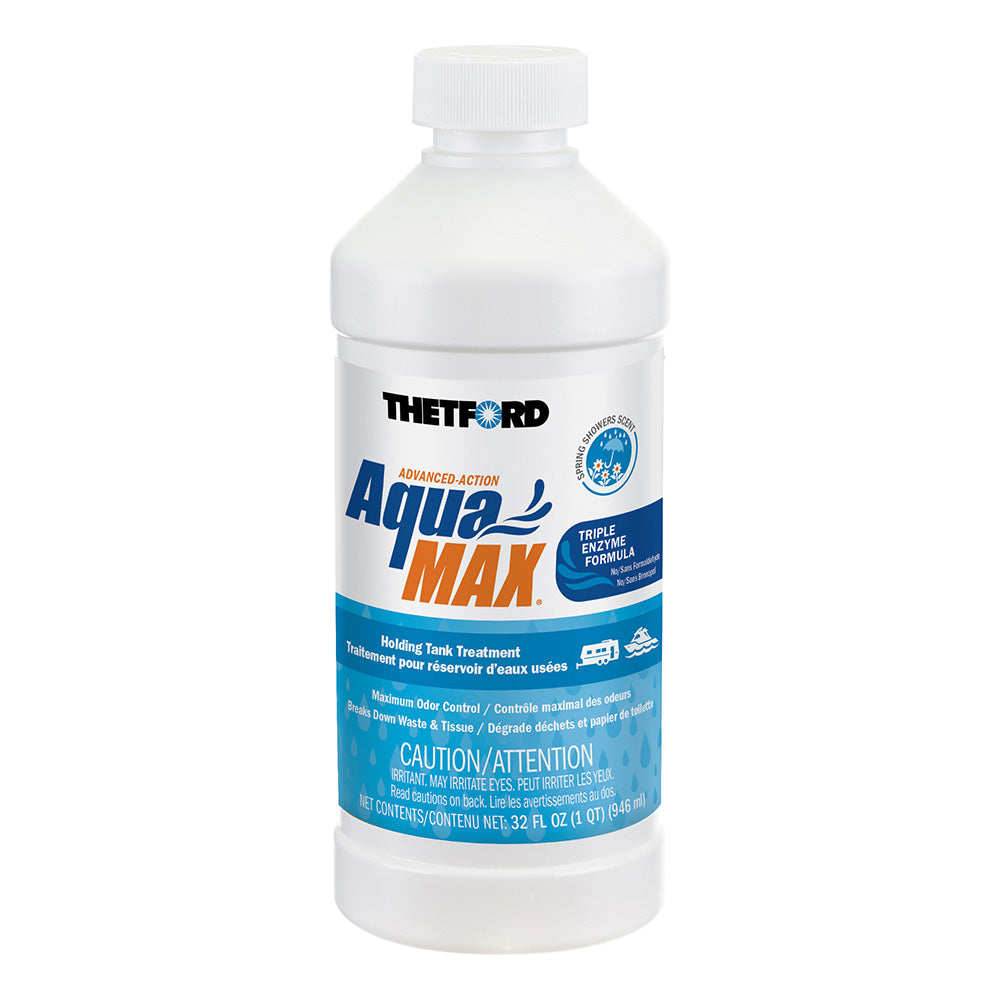 Thetford AquaMax Holding Tank Treatment - 32oz - Spring Shower Scent - Deckhand Marine Supply