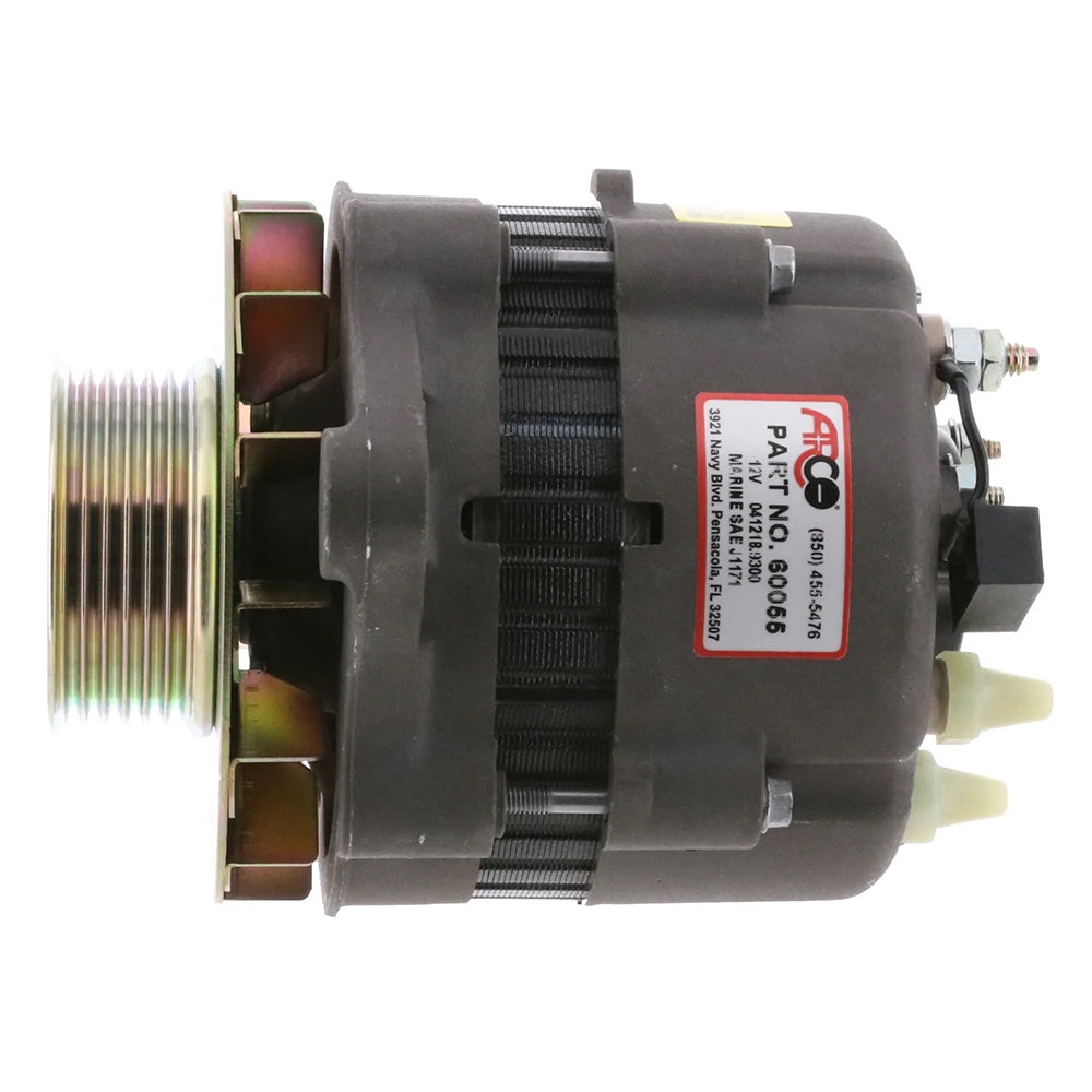 ARCO Marine Premium Replacement Alternator w/Multi-Groove Pulley - 12V 55A - Deckhand Marine Supply