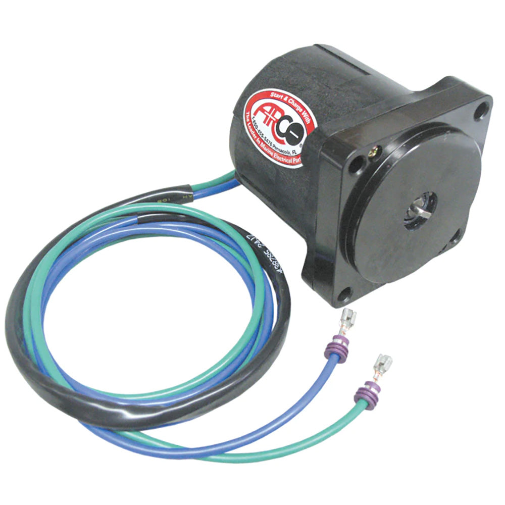 ARCO Marine Replacement Outboard Tilt Trim Motor - Johnson/Evinrude, 2-Wire, 4 Bolt, EFI - Deckhand Marine Supply