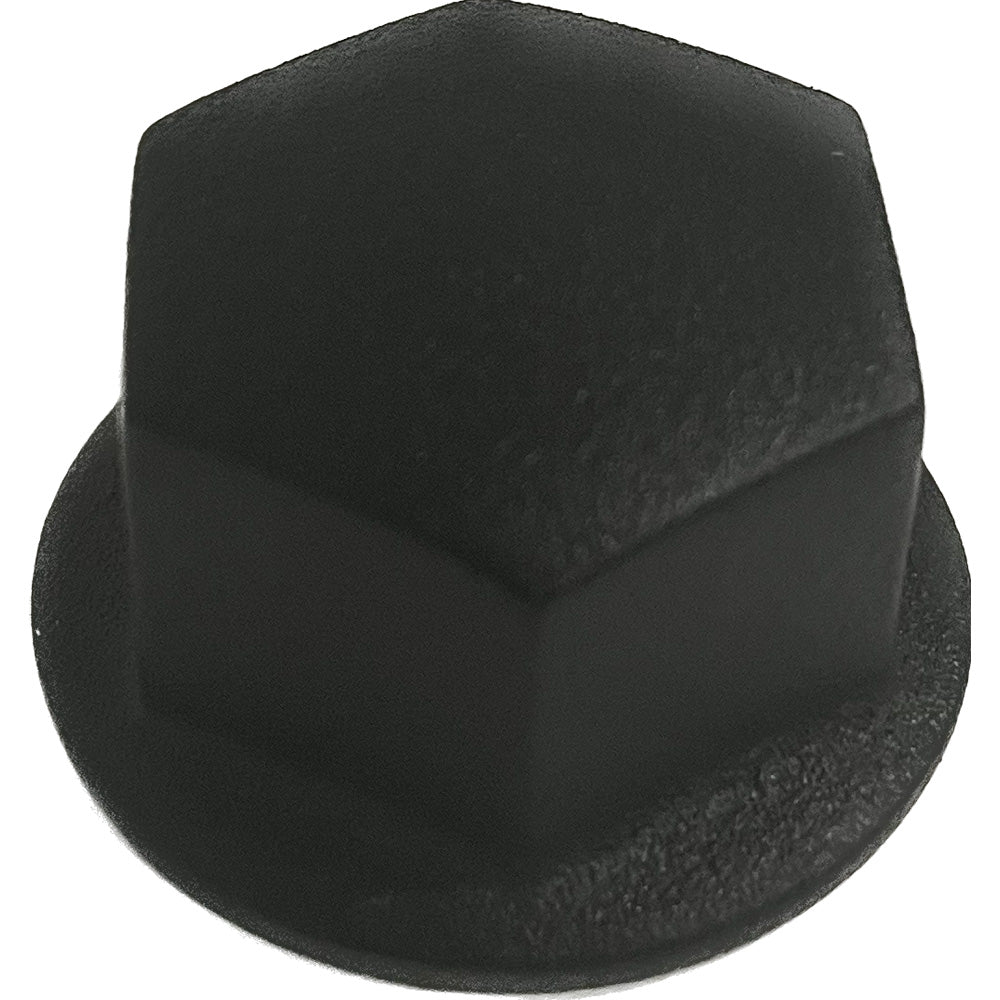 Uflex M12 Black Wheel Nut - Deckhand Marine Supply