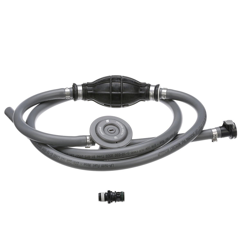 Attwood Universal Fuel Line Kit - 3/8" Dia. x 6 Length w/Sprayless Connectors  Fuel Demand Valve - Deckhand Marine Supply