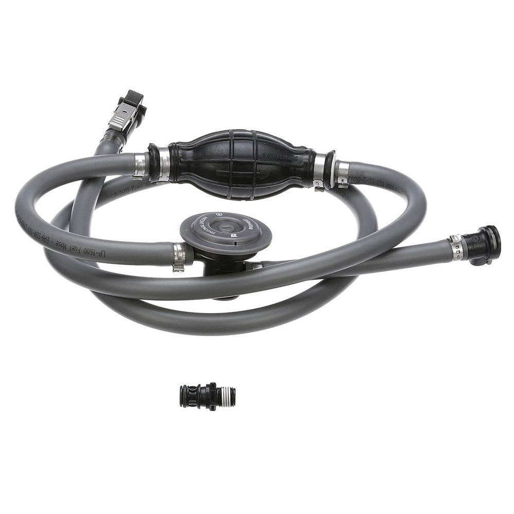 Attwood Johnson/Evinrude Fuel Line Kit - 3/8" Diameter x 6 Length w/Fuel Demand Valve - Deckhand Marine Supply