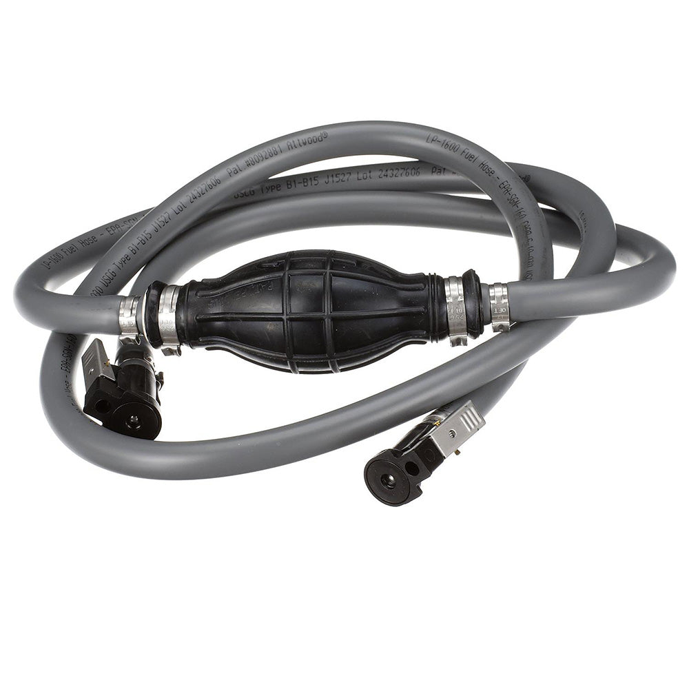 Attwood Johnson/Evinrude Fuel Line Kit - 3/8" Diameter x 6 Length (No Tank Fitting) - Deckhand Marine Supply