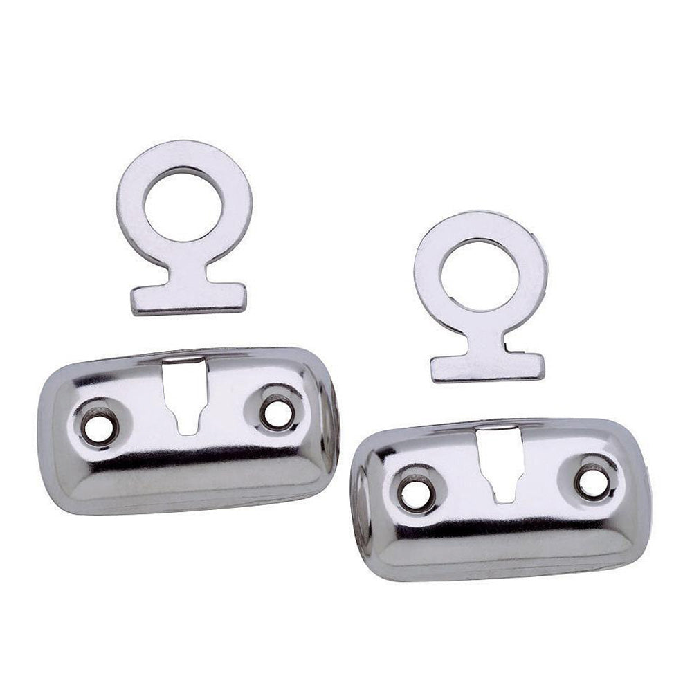Attwood Mooring Fender Lock Kit - Stainless Steel Pair - Deckhand Marine Supply