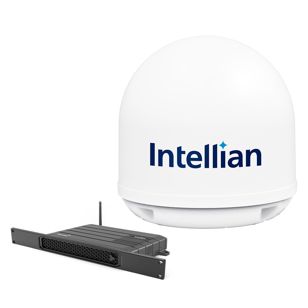 Intellian FB250 Inmarsat Fleet Broadband Maritime Terminal w/19" Rack Mount BDU - Deckhand Marine Supply