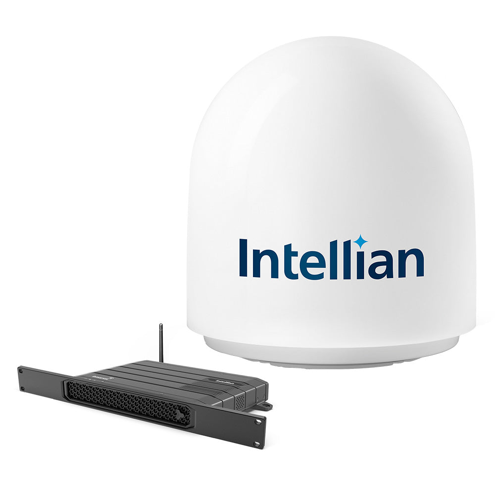 Intellian FB500 Inmarsat Fleet Broadband Maritime Terminal w/19" Rack Mount BDU - Deckhand Marine Supply