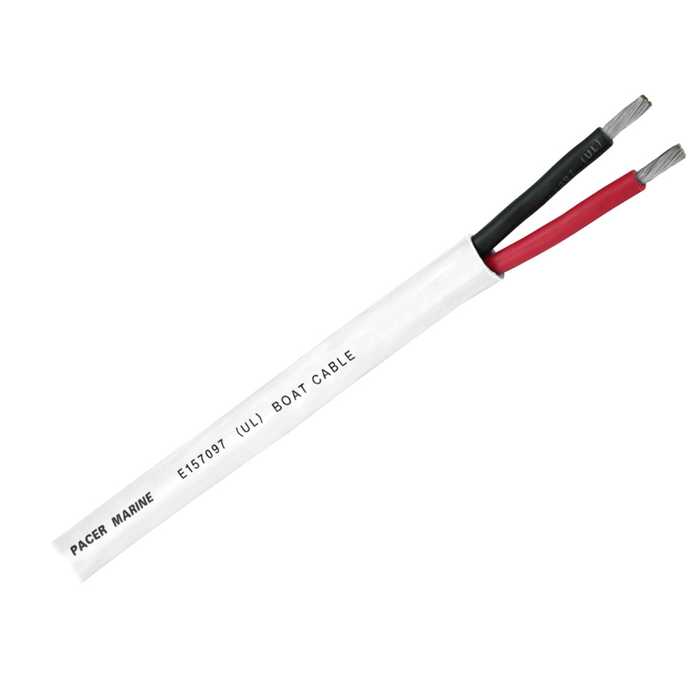 Pacer Duplex 2 Conductor Cable - 250' - 16/2 AWG - Round Cable - Red, Black - Deckhand Marine Supply