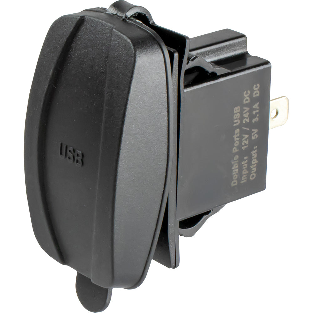 Sea-Dog USB  USB-C Rocker Switch Style Power Socket - Deckhand Marine Supply