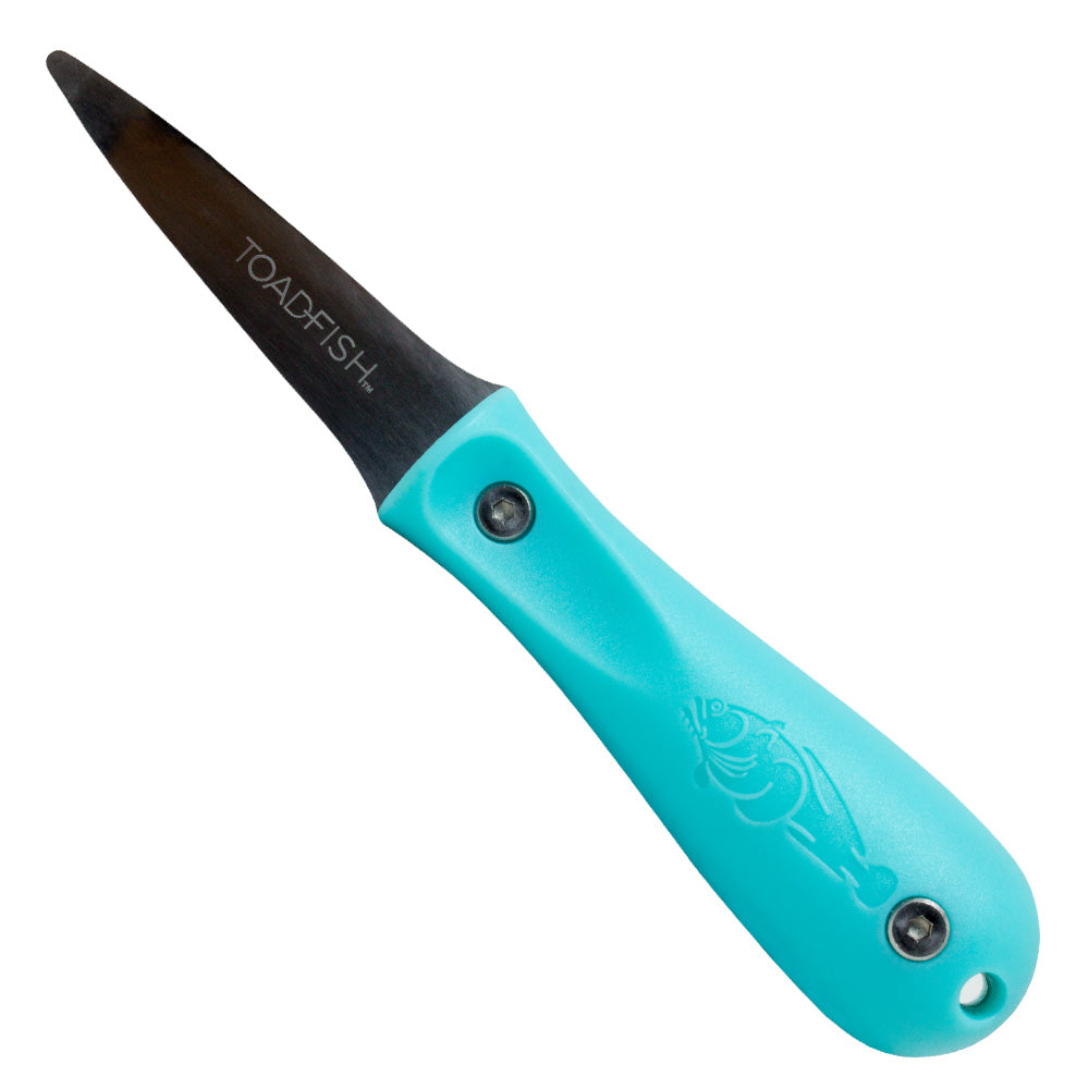 Toadfish Put Em Back Oyster Knife - Teal - Deckhand Marine Supply