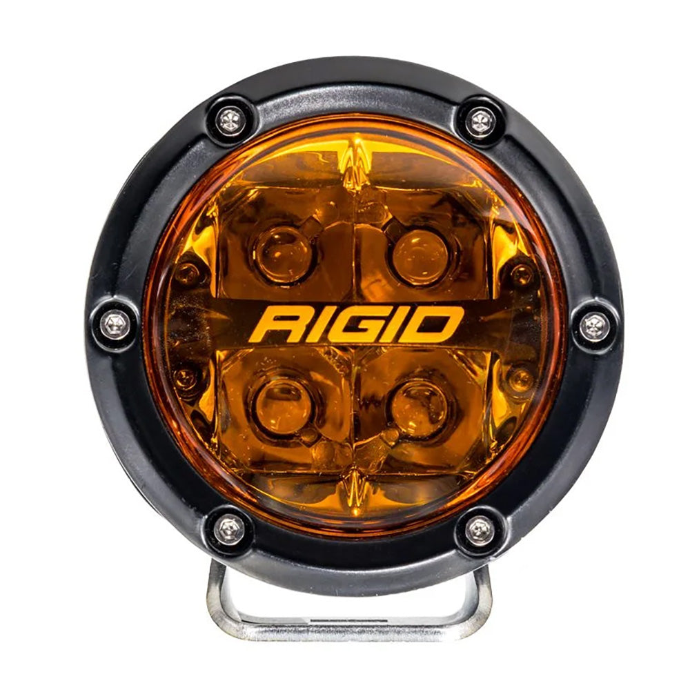 RIGID Industries 360 Series 4" Spot w/Amber Pro Lens - Pair - Deckhand Marine Supply