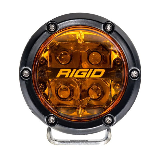 RIGID Industries 360 Series 4" Spot w/Amber Pro Lens - Pair - Deckhand Marine Supply