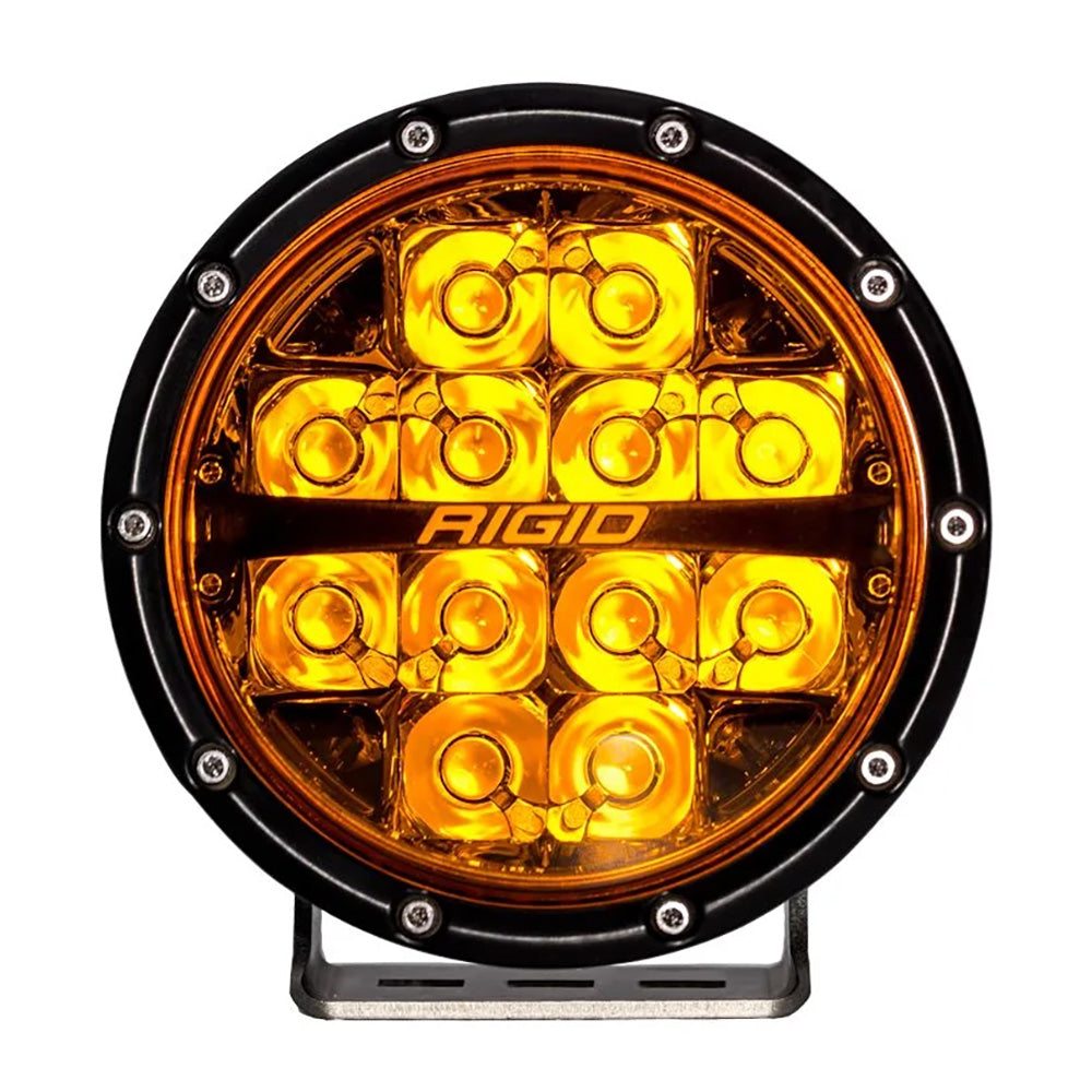 RIGID Industries 360 Series 6" Spot w/Amber Pro Lens - Pair - Deckhand Marine Supply