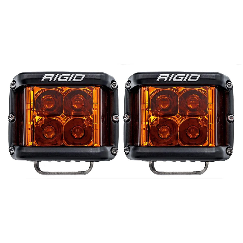 RIGID Industries D-SS Spot w/Amber Pro Lens - Pair - Deckhand Marine Supply