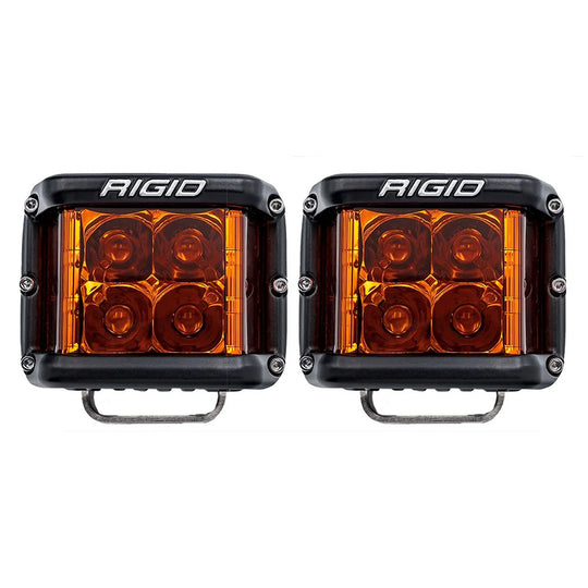 RIGID Industries D-SS Spot w/Amber Pro Lens - Pair - Deckhand Marine Supply