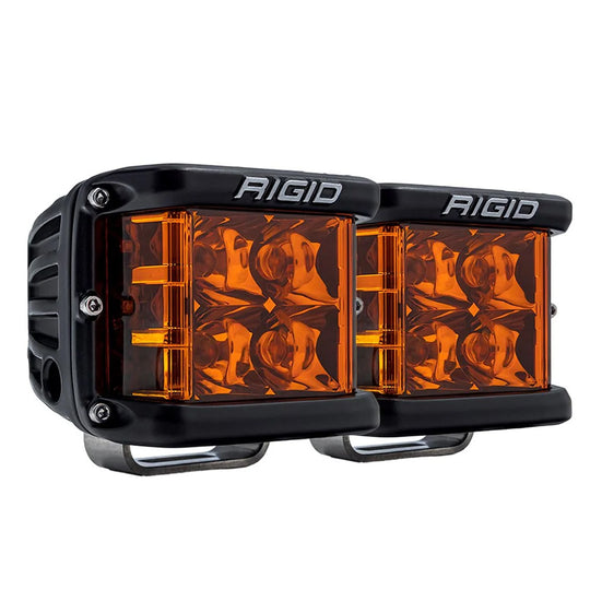 RIGID Industries D-SS Spot w/Amber Pro Lens - Pair - Deckhand Marine Supply
