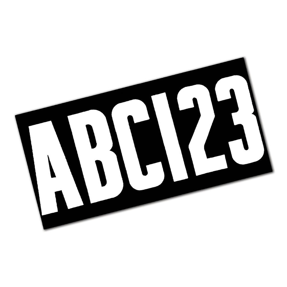 Attwood Letter  Number Kit - White - Deckhand Marine Supply