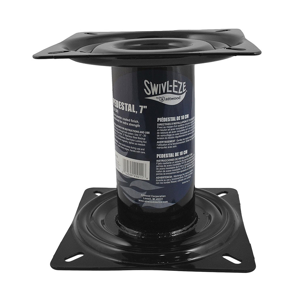 Attwood Swivl-Eze Pedestal 7" - Deckhand Marine Supply